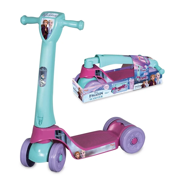 Frozen Scooter - Plastik Scooter - 4 Tekerli Scooter - Bingit - Kaykay - 1