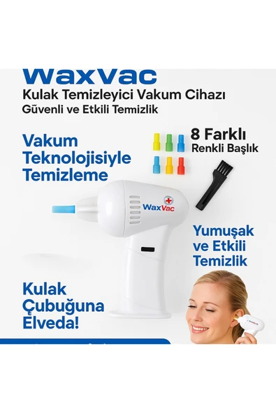Wax Vac Vakumlu Pratik Kulak Temizleme Aleti - 3
