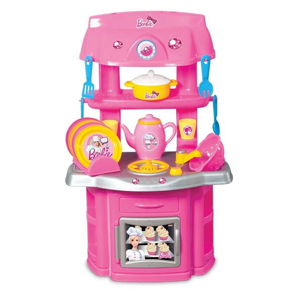 Barbie Şef Mutfak Seti - Mutfak Setleri - Ev Oyuncak Setleri - Barbie Mutfak - 4