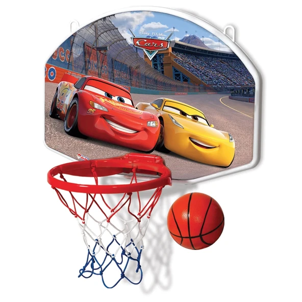 Cars Büyük Boy Pota Basketbol Seti - Spor Oyuncakları - Basket Seti - 1