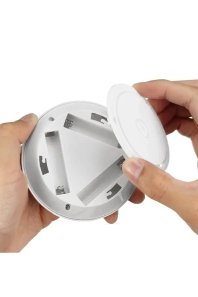 DeftHike Uzaktan Kumandalı 3 Lü Spot Led Lamba Kablosuz ve Pilli Işıldak Dolap Işığı Mutfak Raf Koridor Işığı - 7