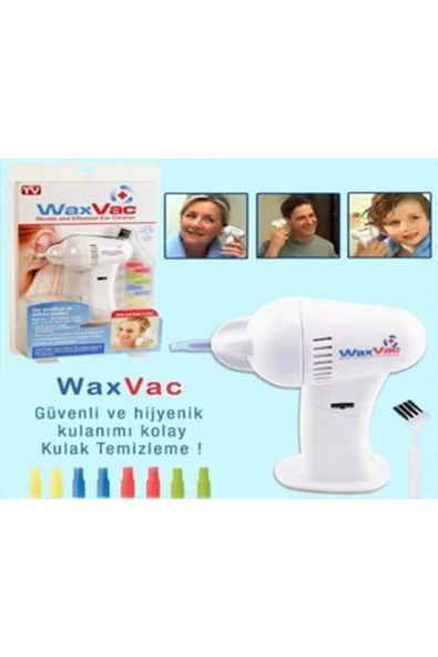 Zengin Hediyeler Wax Vac Vakumlu Kulak Temizleme Cihazı Kulak Temizleme Aleti - 3