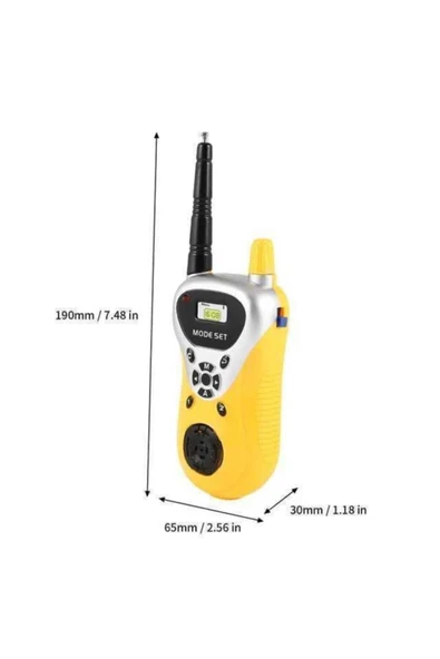 Bisürü 100 Metre Çekim Mesafeli Oyuncak Telsiz Walkie Talkie - 3