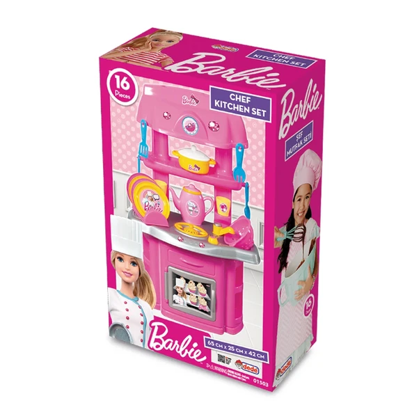 Barbie Şef Mutfak Seti - Mutfak Setleri - Ev Oyuncak Setleri - Barbie Mutfak - 3
