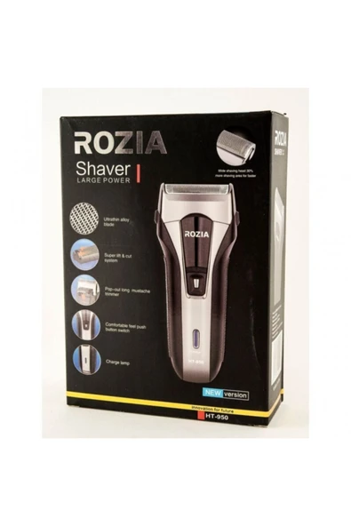 MobilUcuz Rozia Günlük Sakal Traş Makinesi Şarjlı Kablosuz - Resim 2