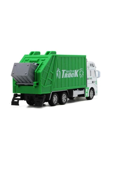 MEGA Çek Bırak Açılır Kasa Yeşil Çöp Kamyonu - Resim 6