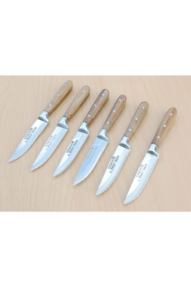 Sürmene Bıçağı Sürmene  El Yapımı Meyve Bıçak Seti  6'lı - Resim 3