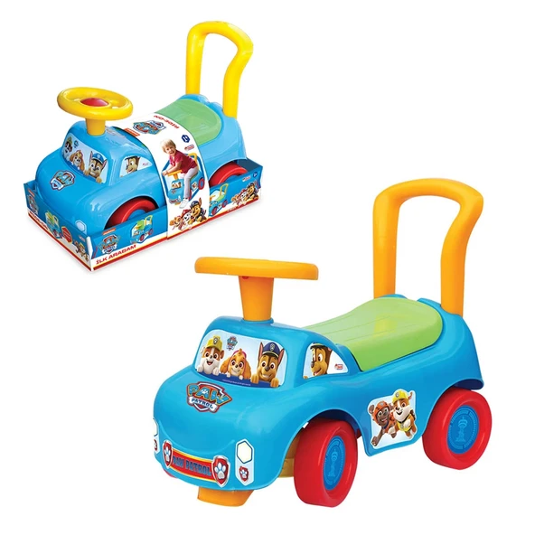 Paw Patrol İlk Arabam - Binmeli Araba - Çocuk Arabası - İlk Adım Arabası ürün görseli