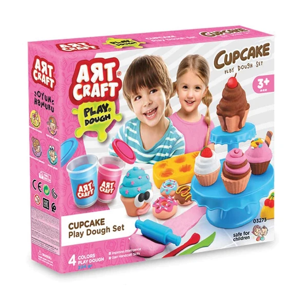 Kapkek Oyun Hamur Seti 224 Gr. - Oyun Hamuru Seti - Hamur Setleri - Kap Kek Hamur Seti - Pasta Hamur - 4
