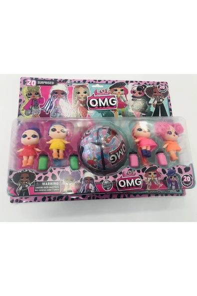 Birlik Oyuncak Lol Omg Suprise Kartela 5 Li Oyuncak ürün görseli
