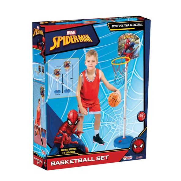 Spiderman Küçük Ayaklı Basketbol Seti - Spor Oyuncakları - Basketbol Oyuncakları - Basket Seti - 5