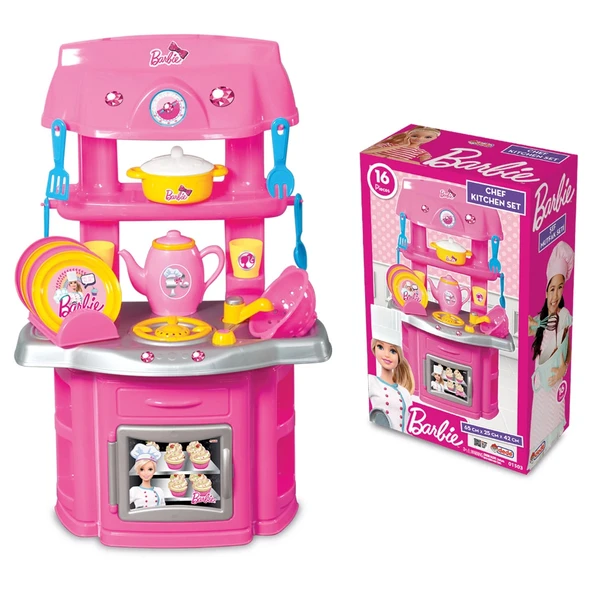 Barbie Şef Mutfak Seti - Mutfak Setleri - Ev Oyuncak Setleri - Barbie Mutfak - 1