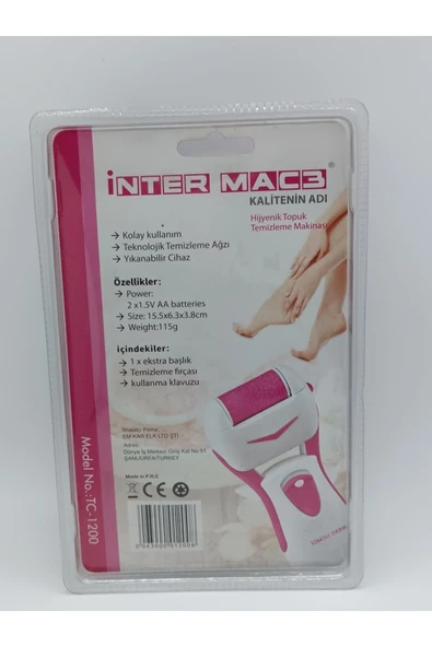 İNTER MAC3 Inter maç 3 topuk temizleme cihazı - 3