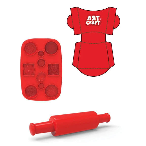 Hamburger Oyun Hamur Seti 150 Gr. - Oyun Hamuru Seti - Hamur Setleri - Hamur Kalıpları - Resim 2