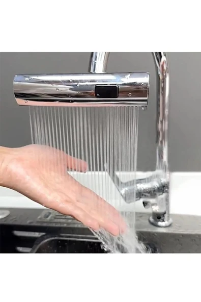 Cherry Collection 360 Derece Döner Musluk Başlığı Çok Fonksiyonlu Tasarruf Aparatı - 7