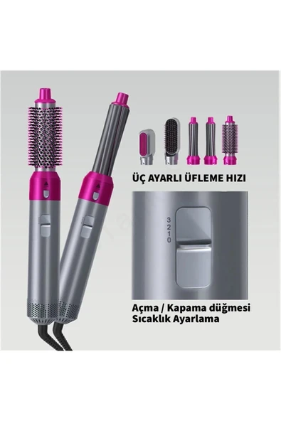 Robotix 5 In 1 Saç Kurutma Makinesi - Resim 6