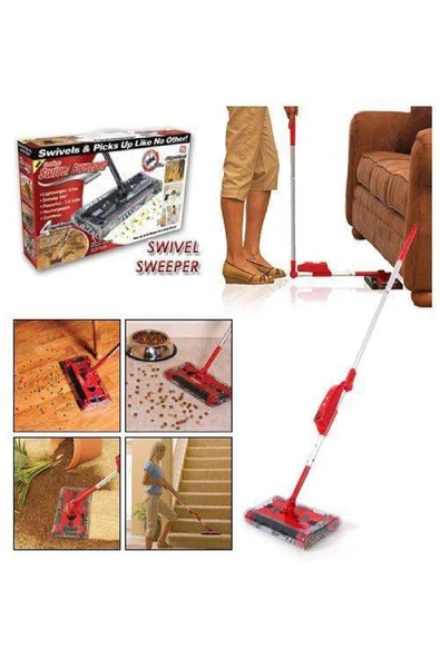 SwivelSweeper Swivel Sweeper G6 Kablosuz Şarjlı Katlanır Süpürge ürün görseli