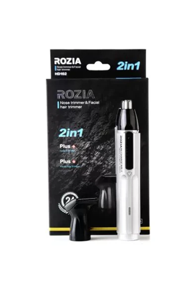 Roziapro Rozıa Burun Kılı Ve Sakal Düzeltici Erkek Bakım Seti 2'si 1 Arada - Resim 2