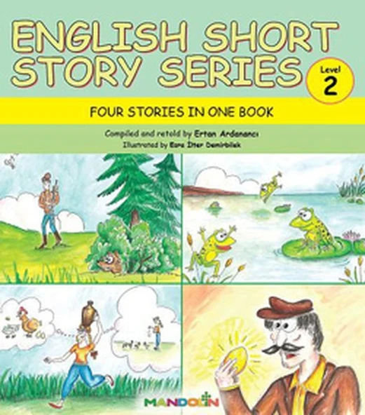English Short Stories Series Level-2  Four Stories In One Book ürün görseli