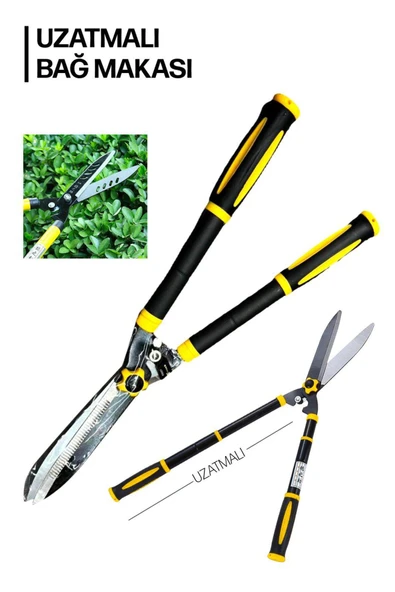 Beyazıt Dalgalı Ağızlı Uzatmalı-Çimen Makası-Çim Makası-Bağ Makası ürün görseli