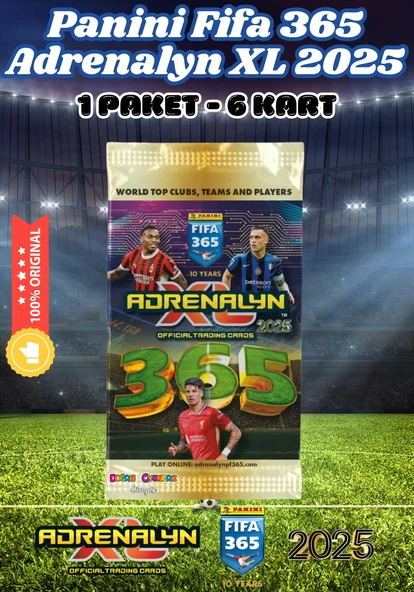 Panini FIFA 365 Adrenalyn XL 2025 Oyuncu Kartı - Futbolcu Kartları - Trading Oyuncu Kartı - 1 Paket ürün görseli