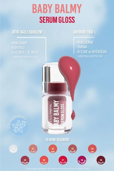 Pastel Show By Baby Balm Serum Gloss 35 Euphoria Dudak Parlatıcısı - 4