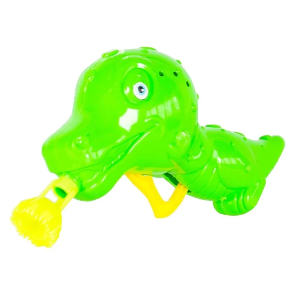 Timsah Figürlü Köpük Tabancası - Baloncuk Tabancası - Köpüklü Silah - Baloncuk Oyunu - 3