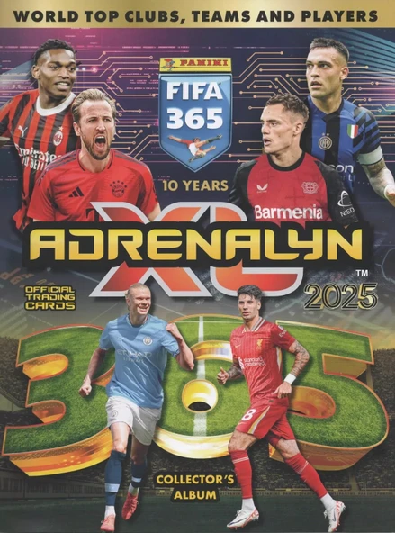 Panini FIFA 365 Adrenalyn XL 2025 Oyuncu Kartı - Futbolcu Kartları - Trading Oyuncu Kartı - 5 Paket - 4