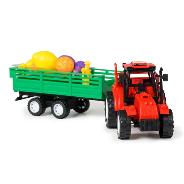 Meyveli Traktör Seti - Motor Oyuncakları - Çiftlik Seti - Traktör Oyuncakları - Çiflik Oyuncakları - 2