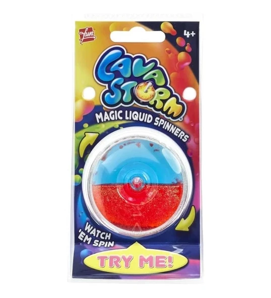 Lava Storm Magic Liquid Spinners - Lav Fırtınası Sihirli Sıvı Döndürücüler - Fırfır Topaç - Yeni Nesil Sıvı Topaç - Resim 2