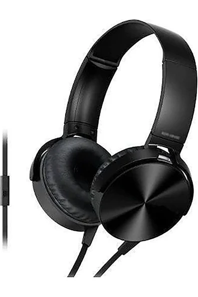 MIIQ2 Extra Bass MDR-XB450 Mikrofonlu Kablolu Kulaklık - Resim 2