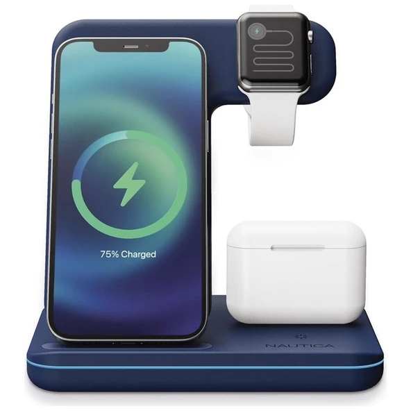 Nautica CH400 3in1 MagSafe Kablosuz Hızlı Şarj Aleti - TESHİR - 2