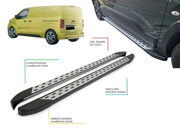 VİVARO CARGO PANEL VAN KISA ŞASE NOKTALI YAN BASAMAK 2020 2021 2022 2023 2024 2025 2026 2027 ürün görseli 1