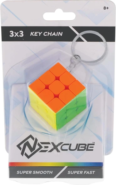 Orijinal NexCube Anahtarlık Küp- Nexcube Speed Cube - NexCube Classic 3x3 Zeka Küpü - Zeka Küpü - Rubik Küp - 3