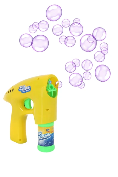 Pilli Büyük Köpük Tabancası - Baloncuk Tabancası - Köpüklü Silah - Baloncuk Oyunu - 5