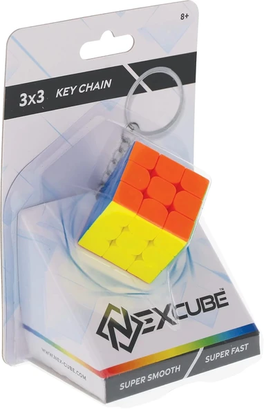 Orijinal NexCube Anahtarlık Küp- Nexcube Speed Cube - NexCube Classic 3x3 Zeka Küpü - Zeka Küpü - Rubik Küp - 5
