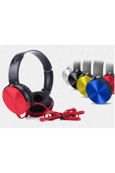 MIIQ2 Extra Bass MDR-XB450 Mikrofonlu Kablolu Kulaklık - Resim 3