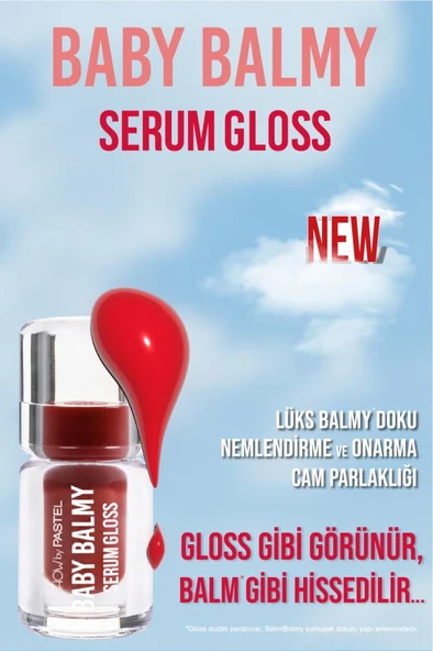 Pastel Show By Baby Balm Serum Gloss 37 Red Flag Dudak Parlatıcısı - 3