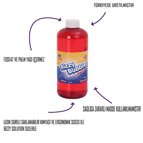 Köpük Tabancası Likiti - Baloncuk Tabancası - Köpüklü Silah - Baloncuk Oyunu - Yedek Baloncuk - 3