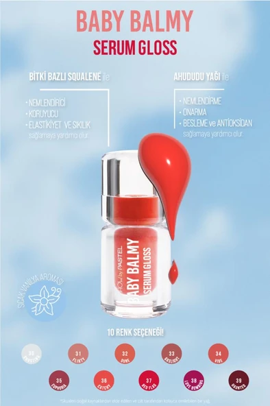Pastel Show By Baby Balm Serum Gloss 36 Catchy Dudak Parlatıcısı - 4