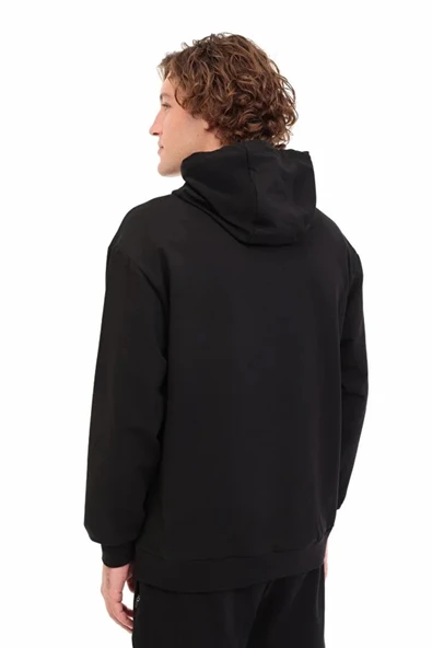 Lumberjack Sn73 Hoodie Kapsonlu Erkek Sweat - Siyah - 3