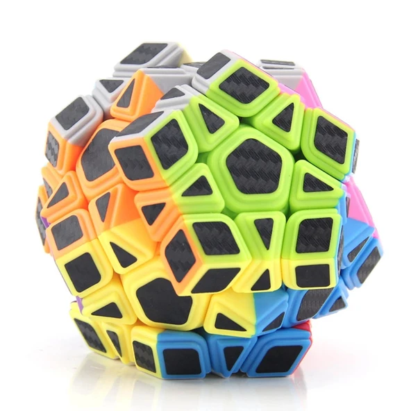Orijinal MoYu Fiber Karbon Megaminx Küp - Moyu Speed Cube - Moyu Fiber Karbon Megaminx Zeka Küpü - Zeka Küpü - Rubik Küp - 4