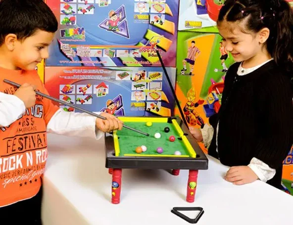 Büyük Bilardo Masası - Bilardo Maçı - Bilardo Oyuncak - 8 Ball Oyunu - Büyük Bilardo Seti - Bilardo Oyuncağı - 4