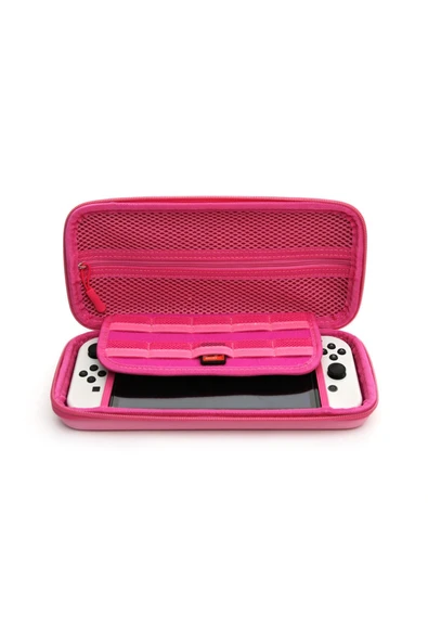 Nintendo Switch/Switch OLED Oyun Konsolu Koruyucu Taşıma ve Seyahat Çantası - Resim 6