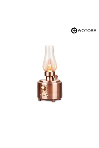 Nostaljik Retro Gaz Lambası Model Taşınabilir Bluetooth Hoparlör ürün görseli