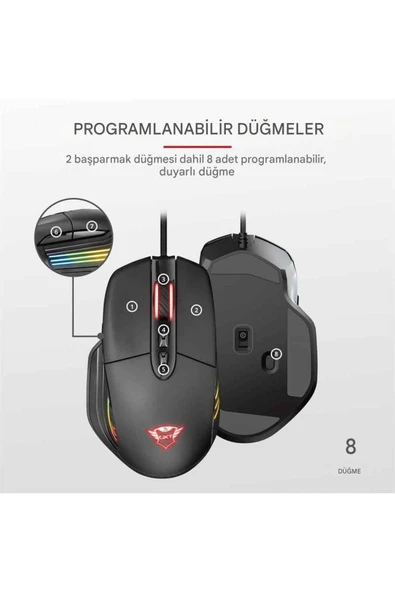 GXT 940 Xidon RGB Gamer Mouse - Resim 4