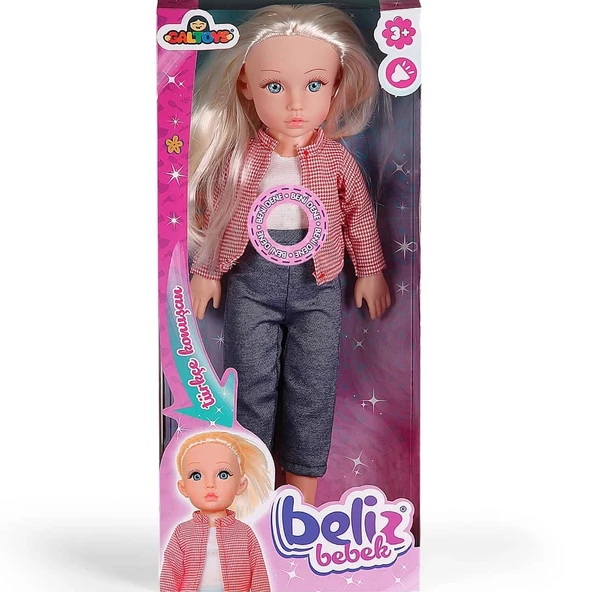 Beliz Bebek - Türkçe Konuşan Beliz Bebek - Konuşan Bebek - Fonsiyonlu Bebek - Pembe - 4