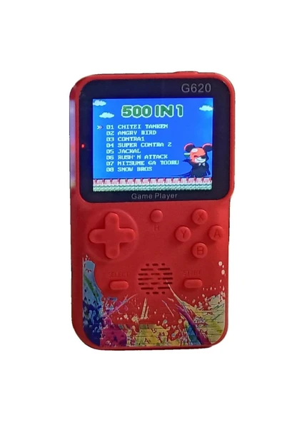 G620 500 Dahili Oyunlu TV Çıkışlı Mini El Konsolu - Resim 4