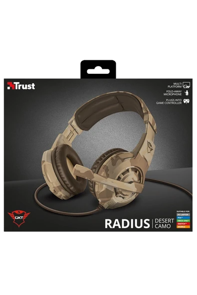 GXT 310D Radius Desert Camo Kulaküstü Gamer Kulaklık - Resim 6