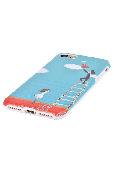 Kopya - Iphone 7, Iphone 8 Için Lotus Tpu Silikon Kılıf - Resim 6